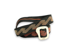 Webbing Belt - Black Diamond Orange Pixel Wave