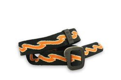Webbing Belt - Black Diamond Orange Wave