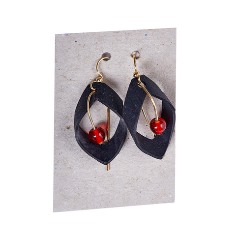 Bike Inner Tube Earrings