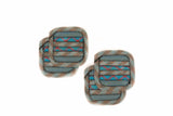 Set of 4 Coasters - Water