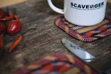 Set of 2 Placemats & Coasters - Fire