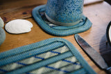 Set of 4 Placemats & Coasters - Water