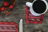 Set of 4 Coasters - Fire