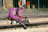 Roller Skate Leash - Green & Purple