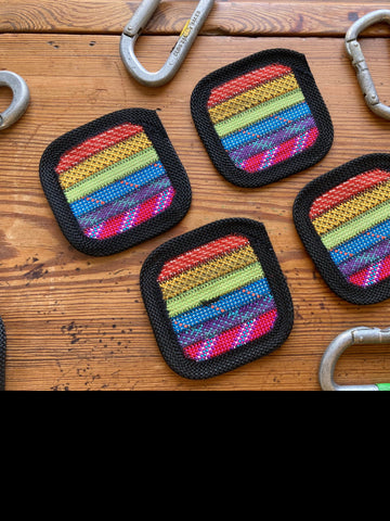 Set of 4 Coasters - Rainbow