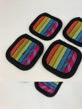 Set of 4 Coasters - Rainbow