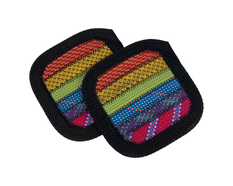 Set of 2 Coasters - Rainbow