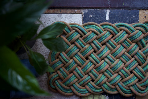 Earth - Woven Rope Rug 60cm x 40cm