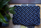 Water - Woven Rope Rug 60cm x 40cm