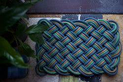 Beach - Woven Rope Rug 60cm x 40cm