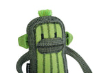 Handmade Climbing Rope Green Monkey Bag Charm - Eco-Friendly & Unique