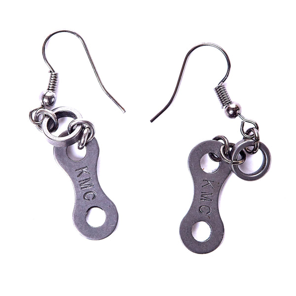 Bike Chain Earrings