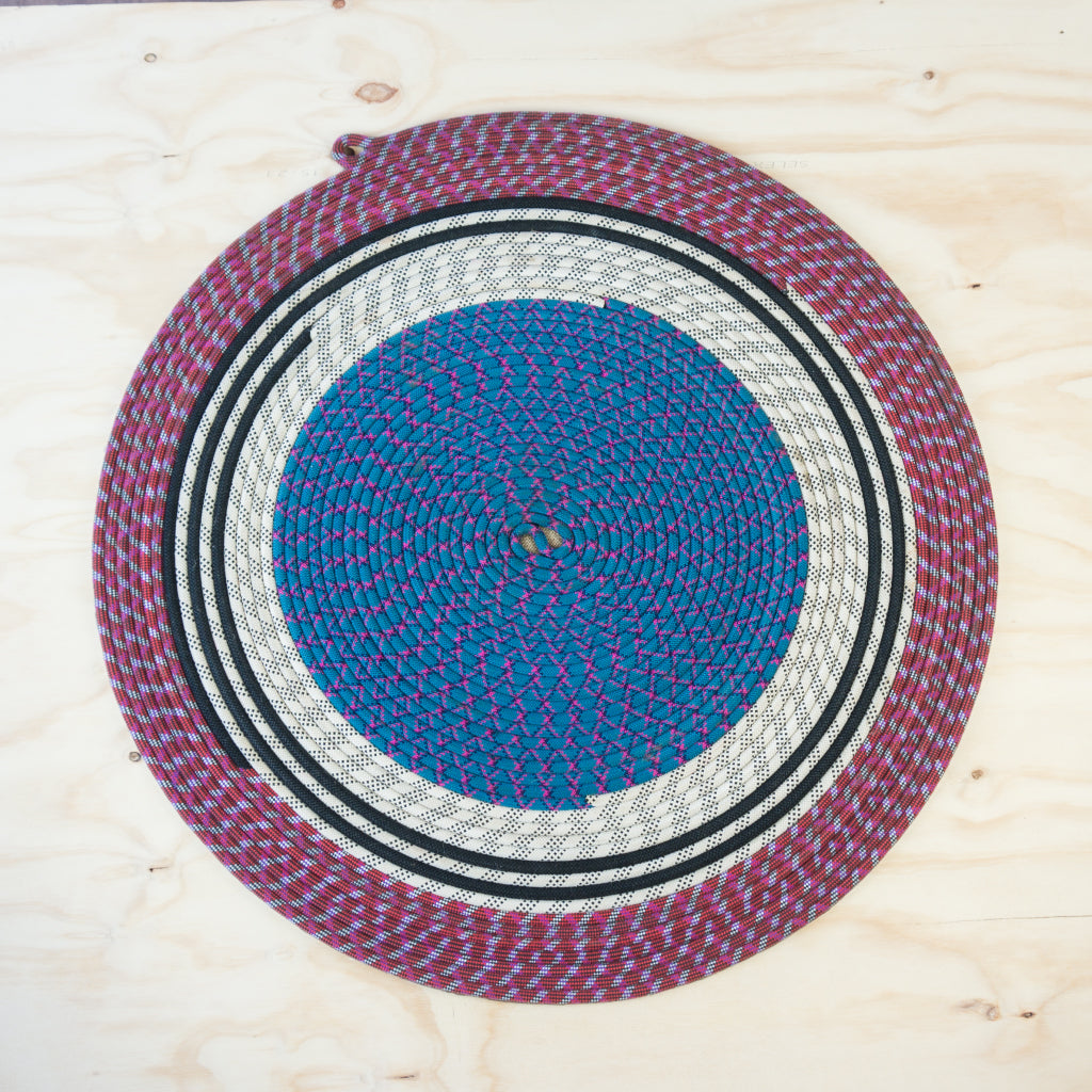 Circular Double Spiral Rope Rug 88cm – Scavenger