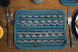 Set of 4 Placemats & Coasters - Water