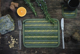 Set of 2 Placemats & Coasters - Earth