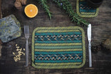 Set of 4 Placemats & Coasters - Earth
