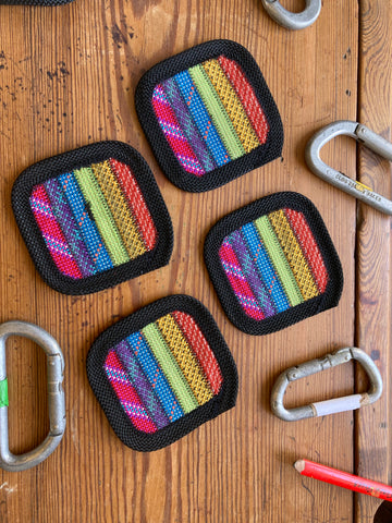Set of 4 Coasters - Rainbow