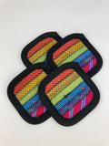 Set of 4 Coasters - Rainbow